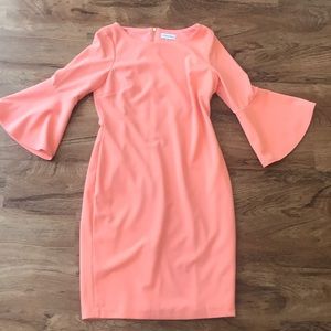 Calvin Klein Coral Dress Size 8